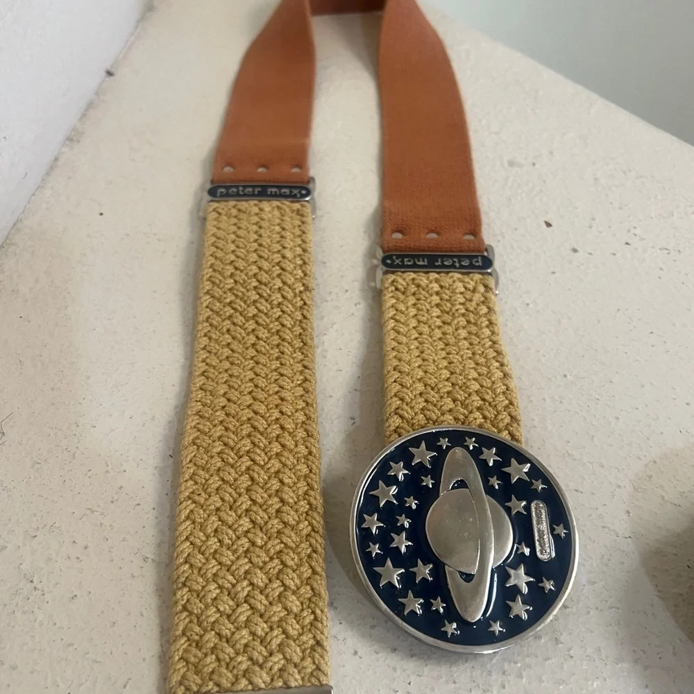 PETER MAX - Cosmic Buckle/ Belt & Circa 1969 Original‎ Vintage -Non Belt